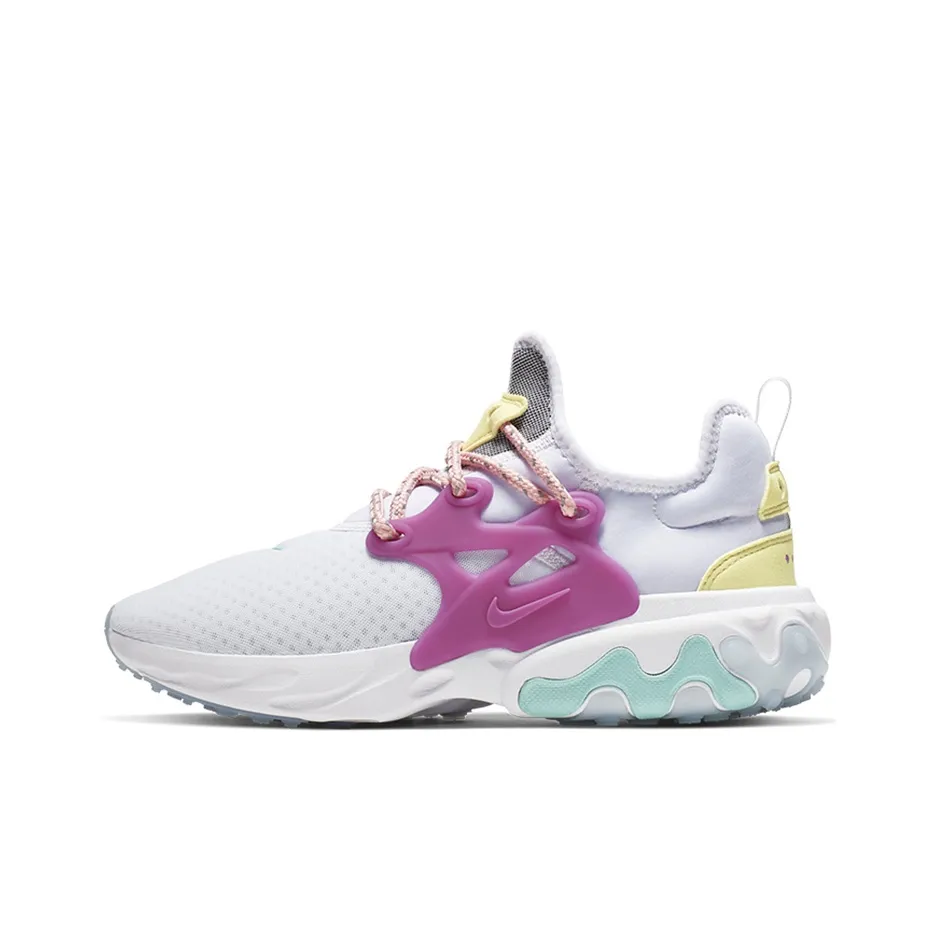 Nike React Presto Slip-Resistant Амортизация и Дышащий Низкий Топ Kids Lifestyle Shoes Фиолетовый