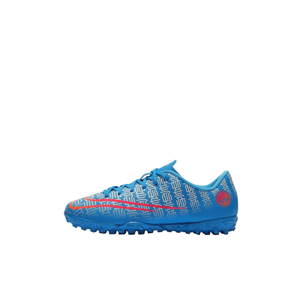 Nike Mercurial Vapor 13 Assassin 13 ACADEMY CR7 TF Low Топ Детские футбольные бутсы Синий красный Детский