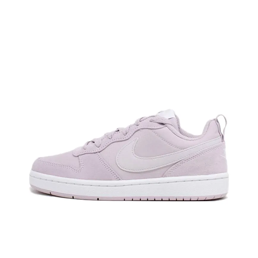 Nike Court Borough Low 2 Slip Resistant Shock Absorbers Low Топ Скейтборд Кроссовки Белый Розовый