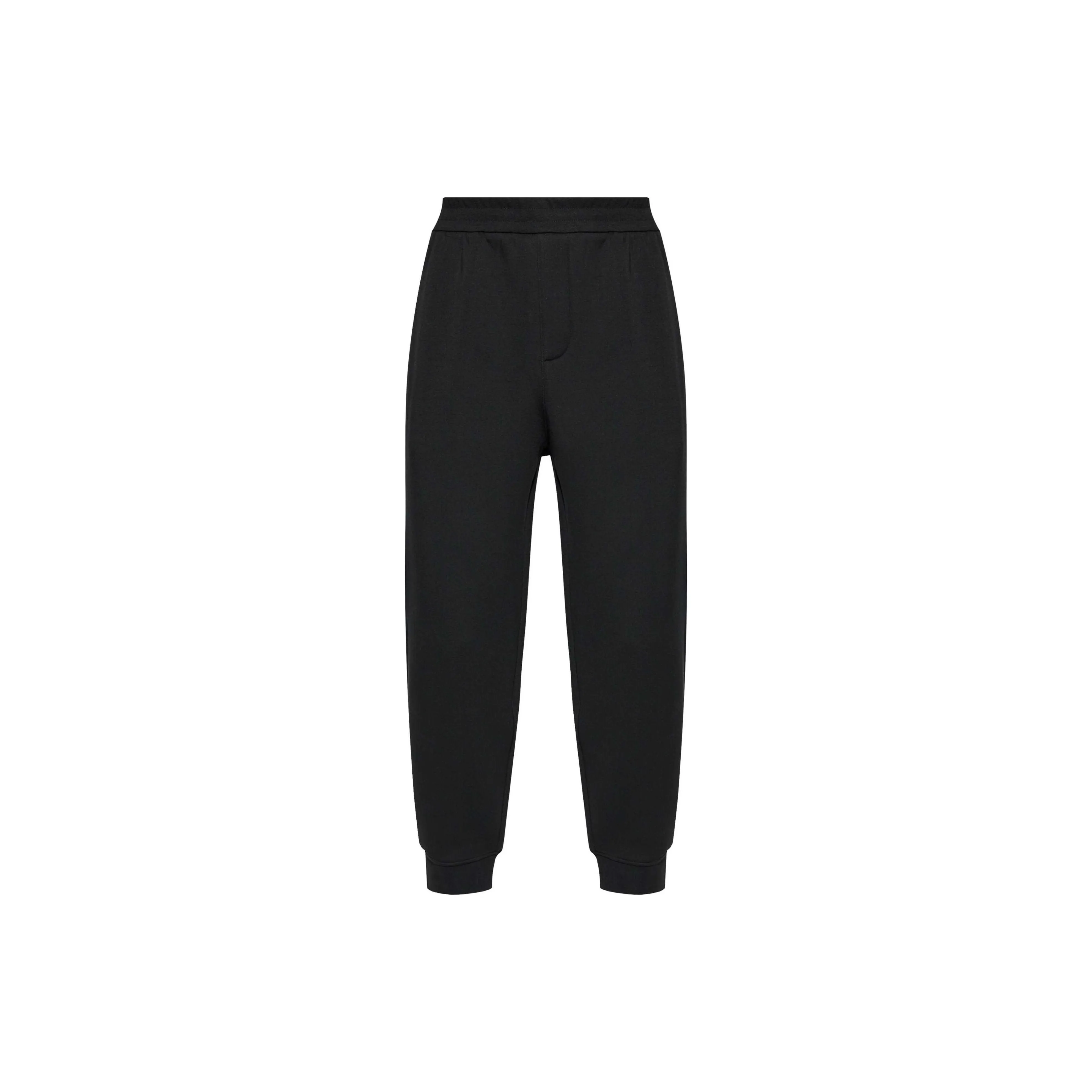 EMPORIO ARMANI Elasticated Waistband Straight Leg Track Pants