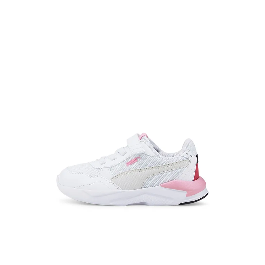 PUMA X Ray Speed Lite AC White Pink Sports Kids' Casual Shoes Children Aged 3 7 Years Old