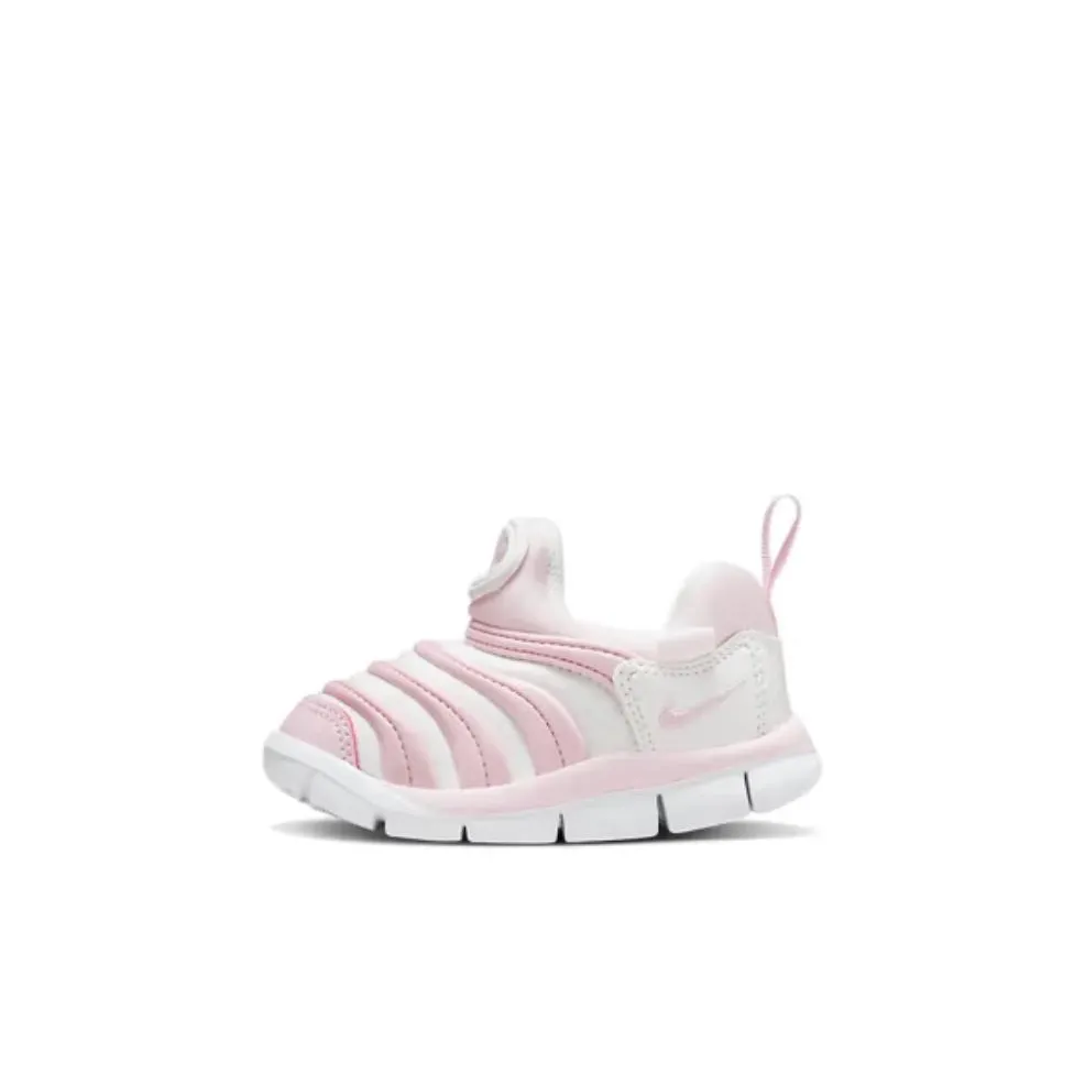 Nike Dynamo Free Устойчивый к истиранию Дышащий Низкий Топ Обувь для малышей Белый Розовый Для младенцев и малышей