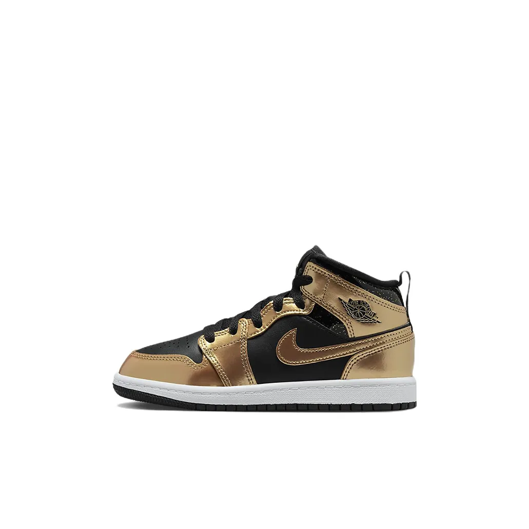 Jordan Air Jordan 1 Детские баскетбольные кроссовки MID Топ Pre School