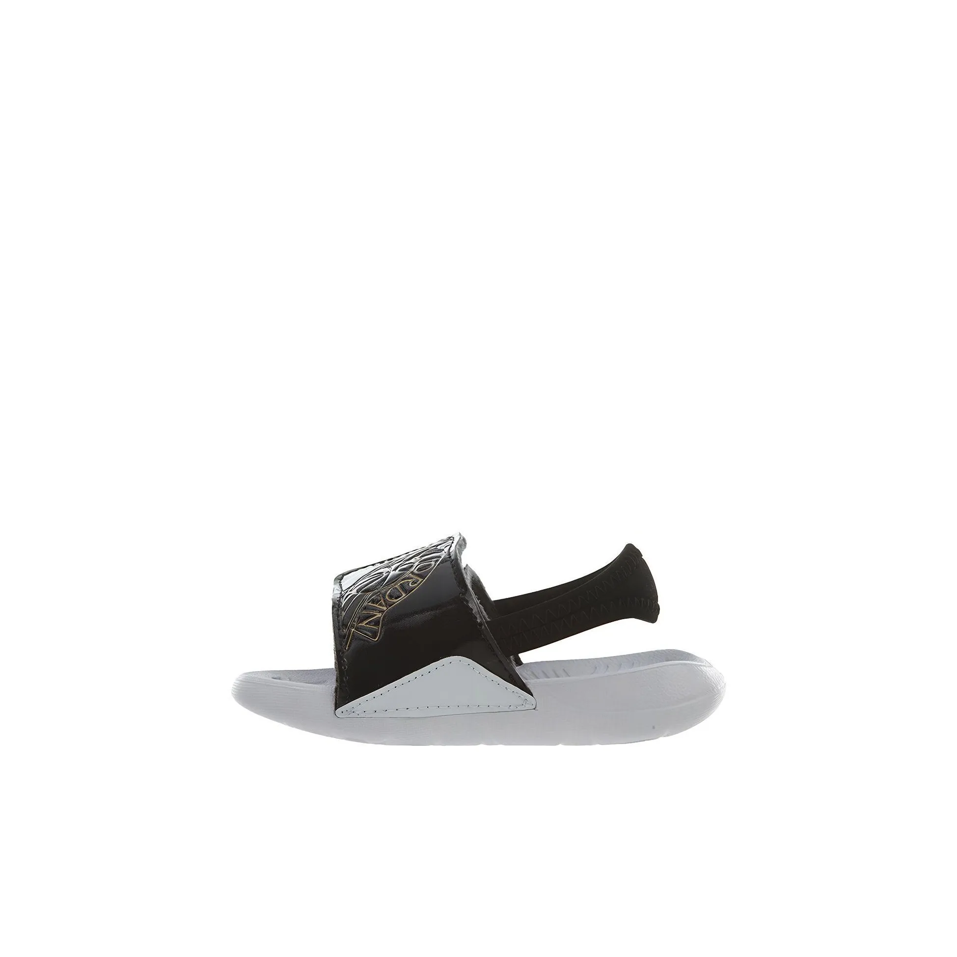 Джордан Hydro 7 Нижняя юбка Устойчивая к истиранию Низкий топ Сандалии Черно-белая панда Детский и для малышей