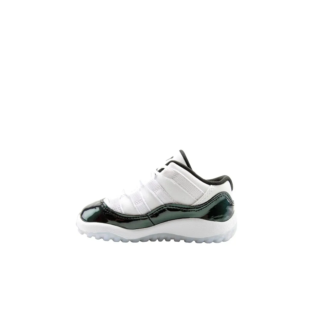 Jordan Air Jordan 11 Амортизация Поддержка Низкий Верх Малыш и Детский Обувь Белый Черный Infant And Toddler