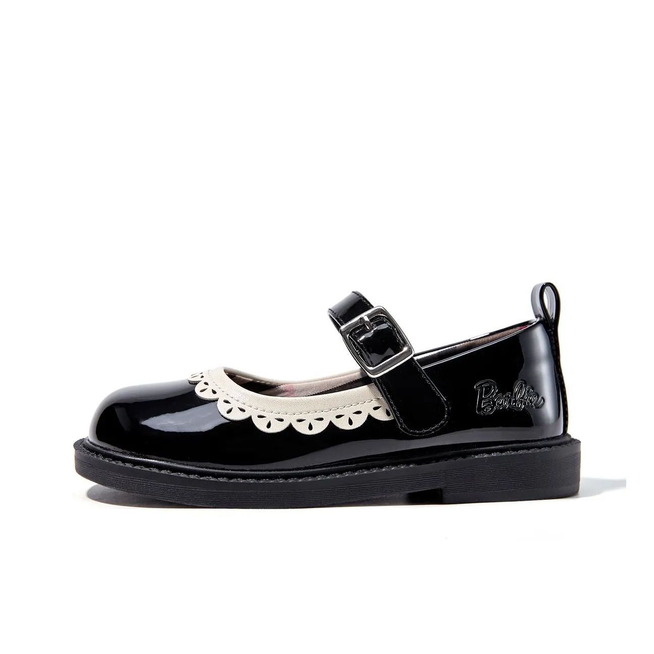 Барби Принцесса Устойчивая к истиранию противоскользящая низкая кожаная обувь для детей Подростки