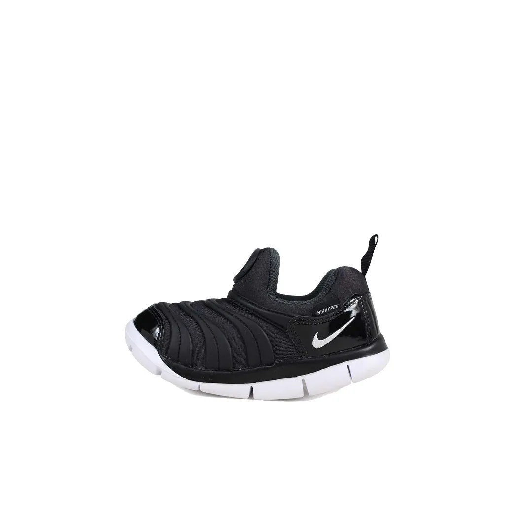 Nike Dynamo Free Черный Slip-resistant с амортизаторами Низкий топ Обувь для малышей Черный Infant и Toddler
