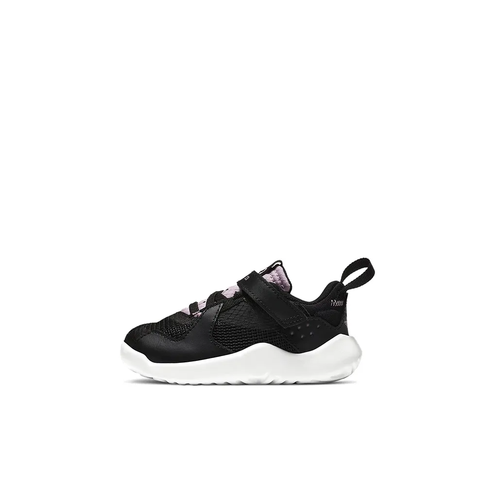 Джордан Delta Устойчивый к истиранию Дышащий Поддерживающий Низкий Верх Спортивная Повседневная Обувь Черный Фиолетовый Для Малышей и Детей