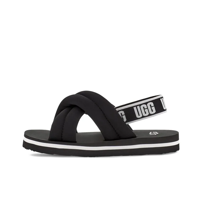 UGG Детские Сандалии Черные Подростки