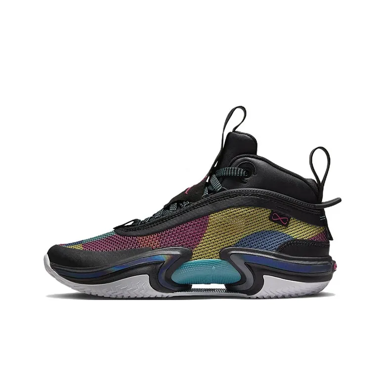 Jordan 36 Black Multi-Color GS