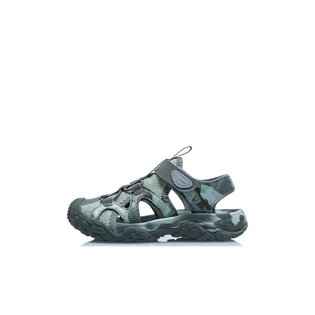 LINING YOUNG Wrap Up Сандалии Зеленый Камуфляж Дети Возраст 3-7 Лет