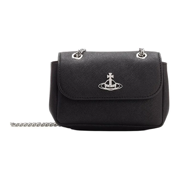 Vivienne Westwood Телячья кожа Сумка через плечо Сумка на плечо Стандартная Женская Черная