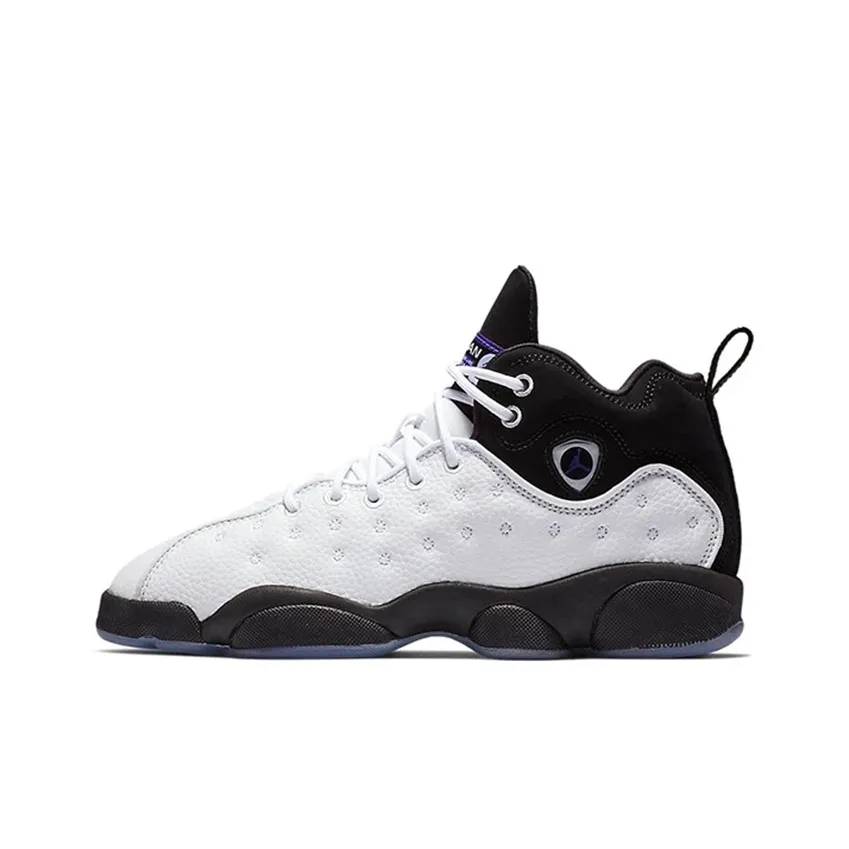 Jordan Jumpman Team II Cushioning Support Mid-Top Children's Basketball Shoes Teenagers