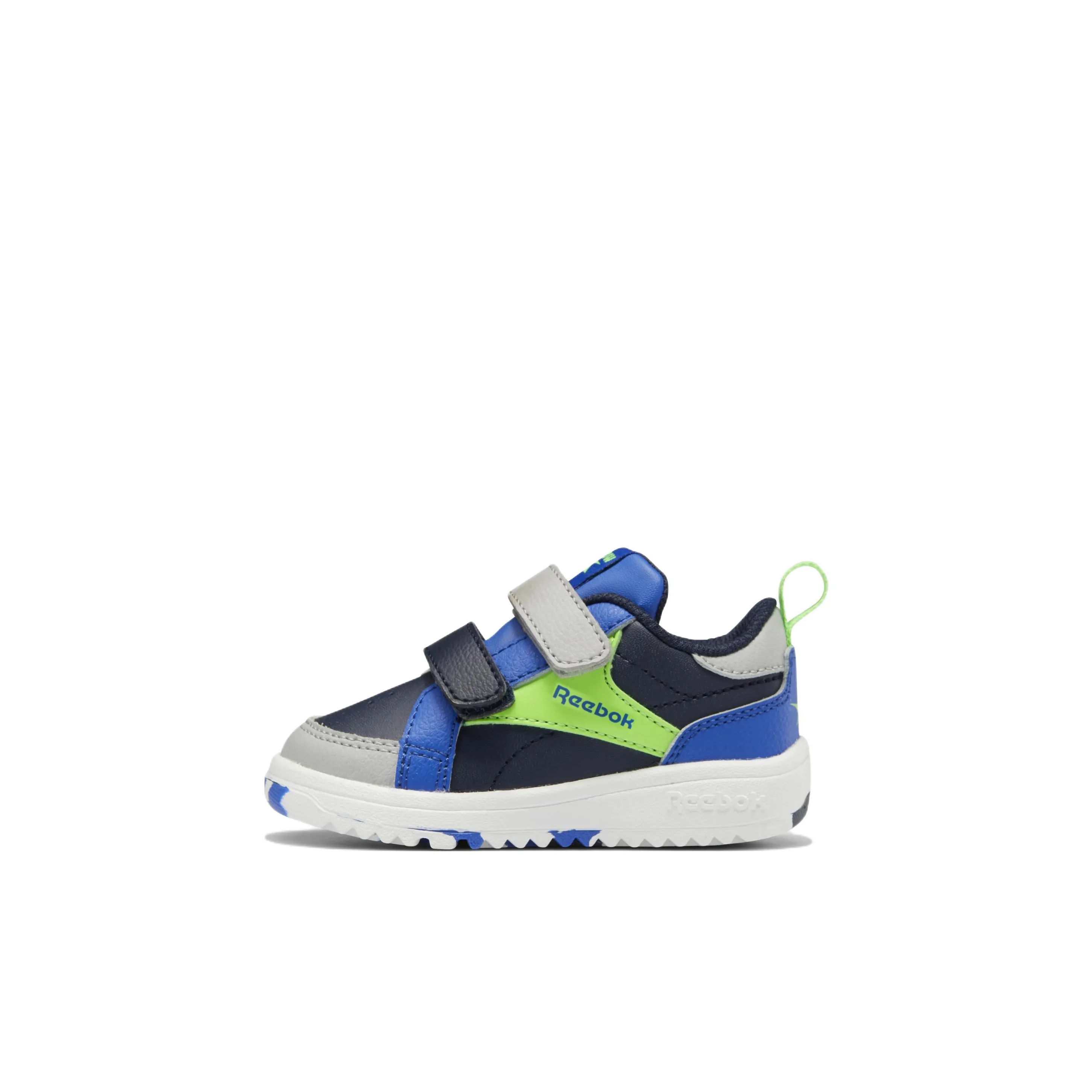 Reebok Weebok Clasp   Low Toddler 'Navy Solar Lime Camo'