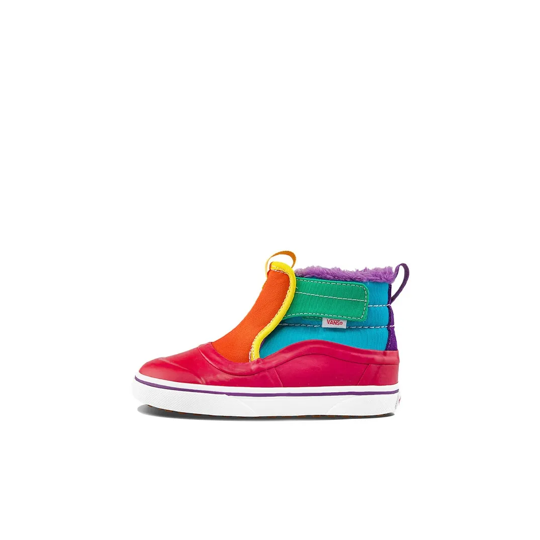 Vans Slip On Series Высокие Топы Обувь для малышей Красный оранжевый Зеленый Infant и Toddler