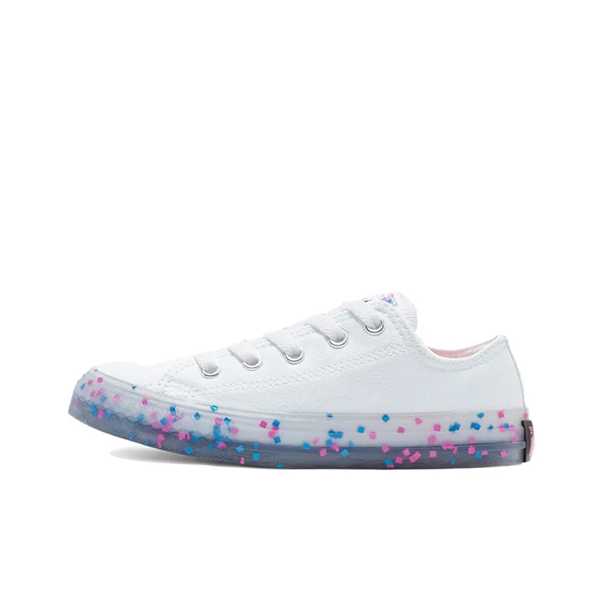 Converse Chuck Taylor All Star Low Топ Скейтборд Кроссовки Bright White Подростки
