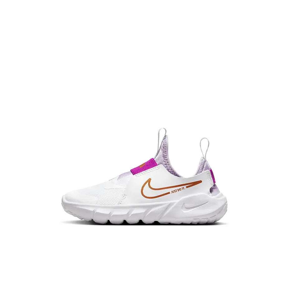 nike Flex Runner 2 Slip Resistant Abrasion Resistant Низкий Топ Детские беговые кроссовки Белый Children Возраст 3-7 лет
