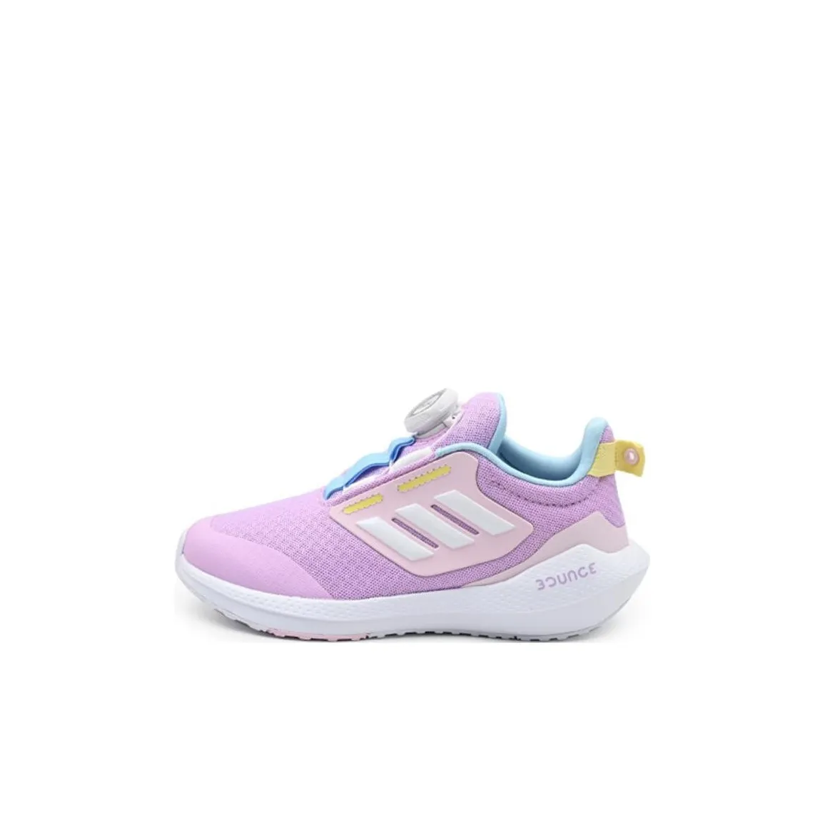 Adidas EQ21 Run Boa Bounce Abrasion Resistant Breathable Low Top Kids' Running Shoes Light Purple Kids'