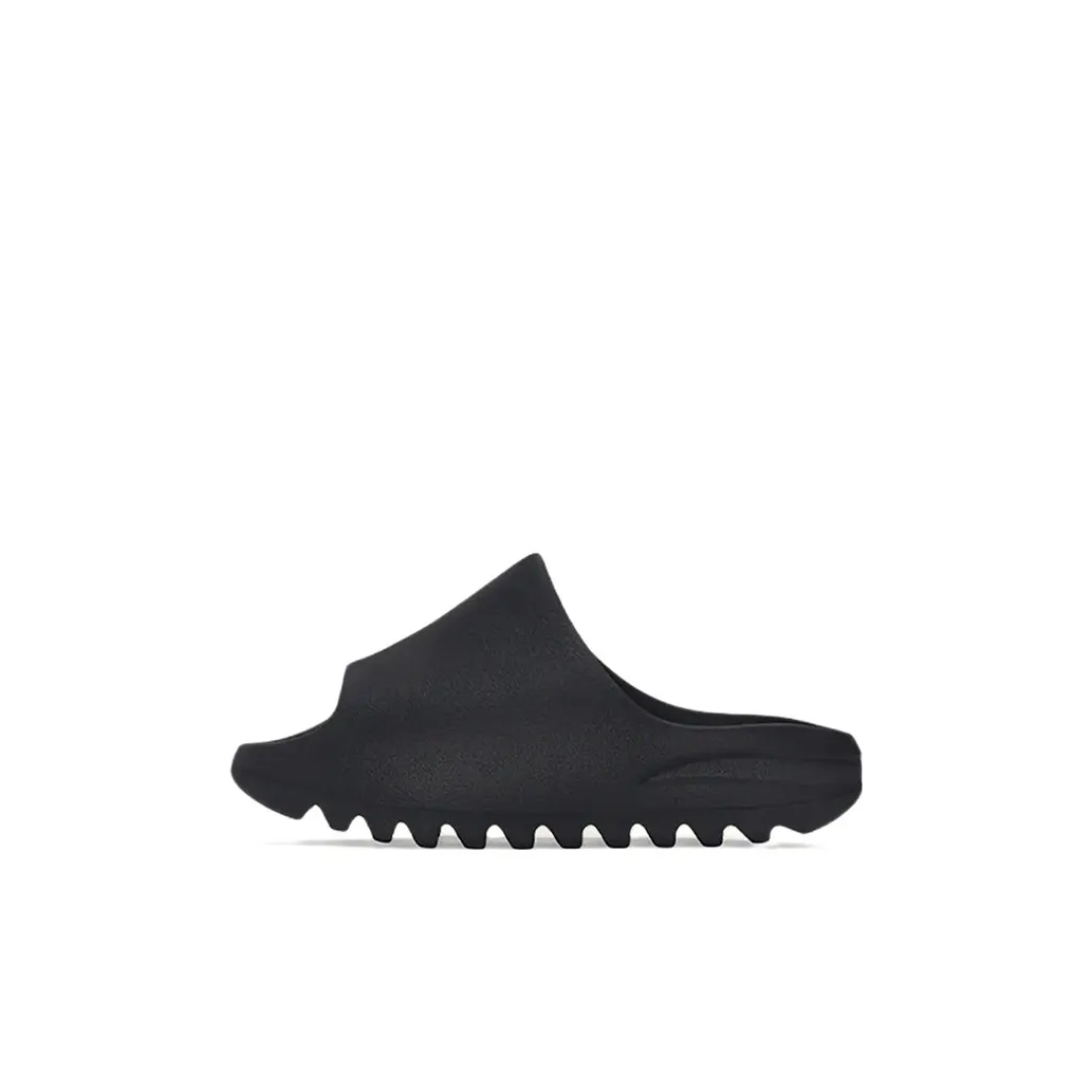 Adidas Originals Yeezy Slide Slip Resistant Abrasion Resistant Детские домашние тапочки Черный для детей 3-7 лет