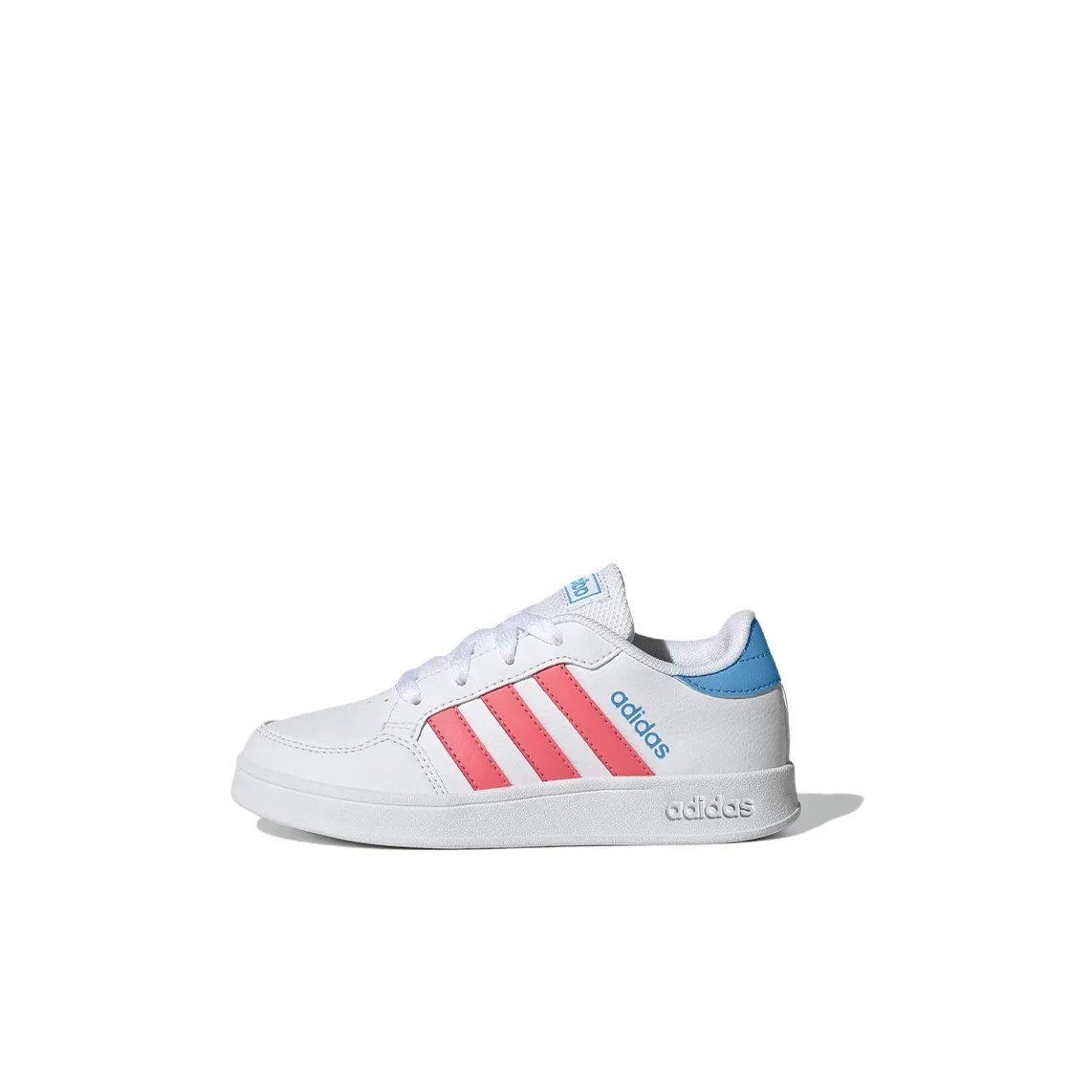 Adidas Neo Breaknet Anti Slip Wear Resistant Low Top Skateboard Shoes White Kids'