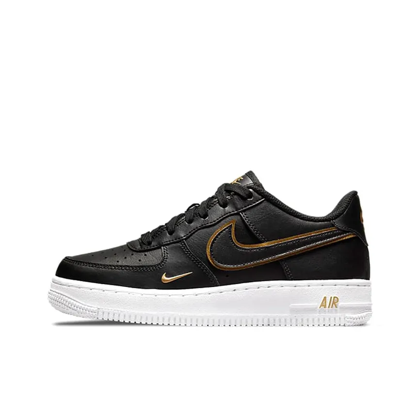 Nike Air FORCE 1 Детские Скейтбординги Низкий Топ Школьный возраст