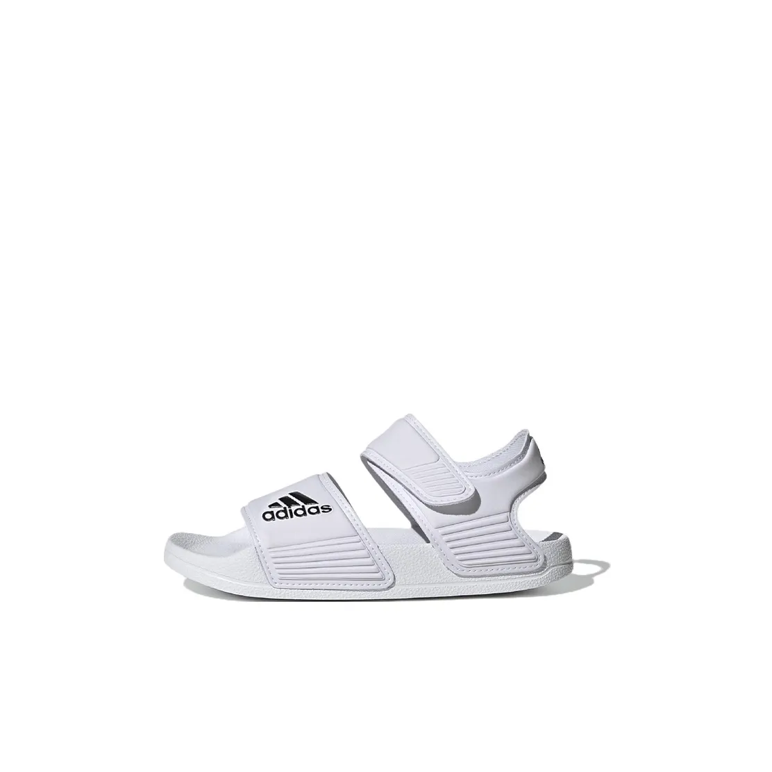 adidas Adilette Slip-resistant Abrasion-resistant Sandals White Baby
