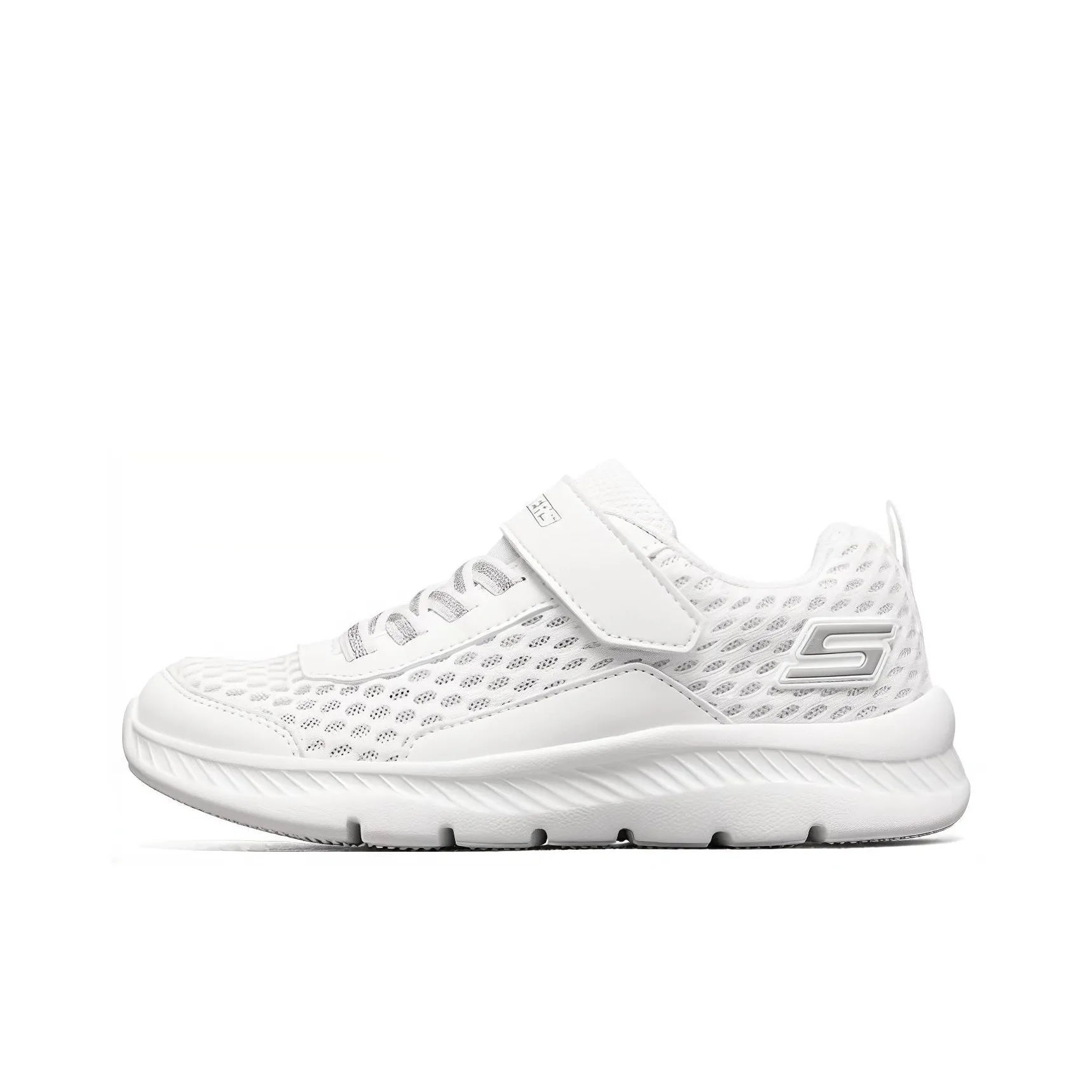 Skechers Comfy Flex 2.0 Low Top Kids Lifestyle Shoes White Teenagers