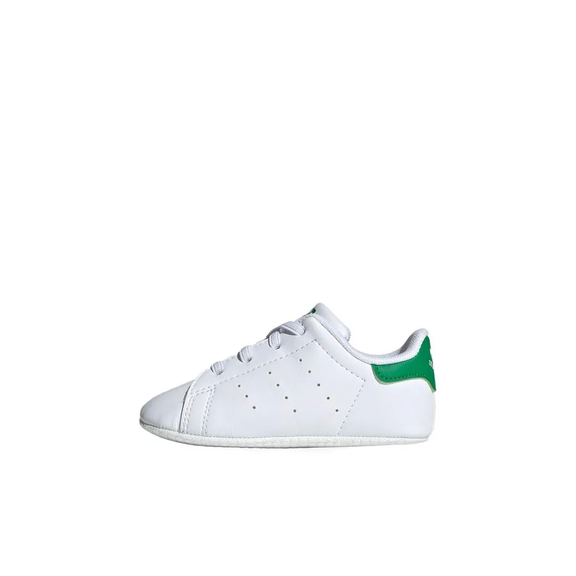 Adidas Originals Stan Smith Crib Аbrasion Resistant Низкие Туфли для Малышей Белые Infant и Toddler
