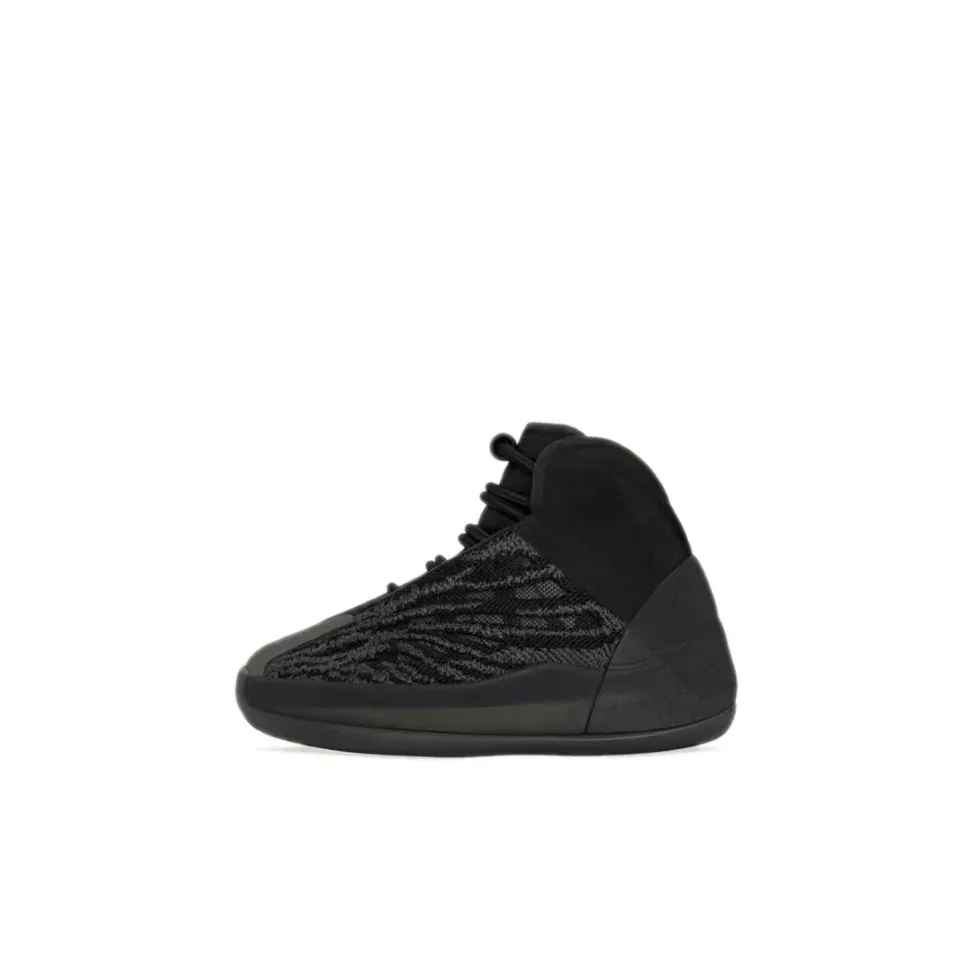 Adidas Originals Yeezy QNTM Onyx Черный агат MID Топ Обувь для младенцев и малышей Infant And Toddler