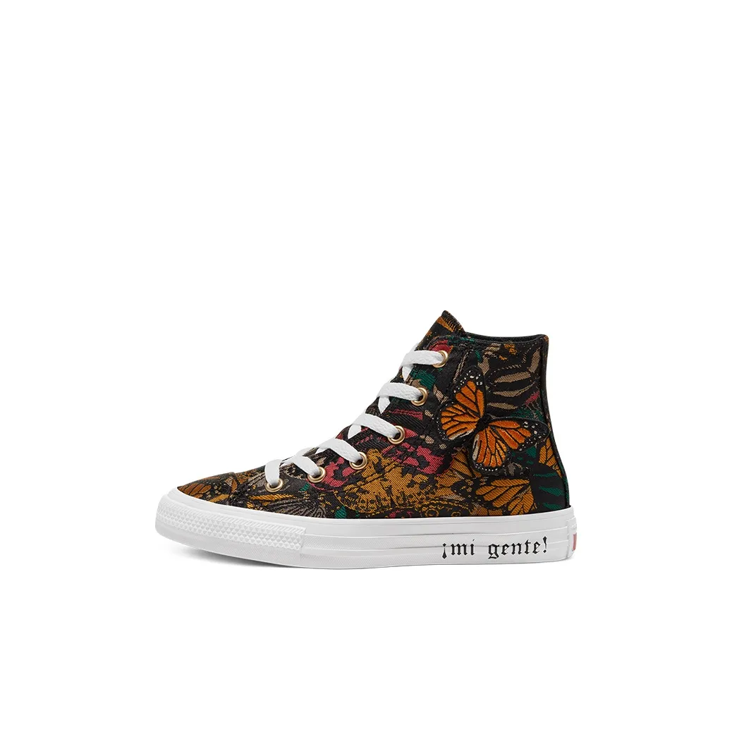 Converse Chuck Taylor All Star High Топ KIDS Кеды Черный Бабочка Children Возраст 3-7 лет