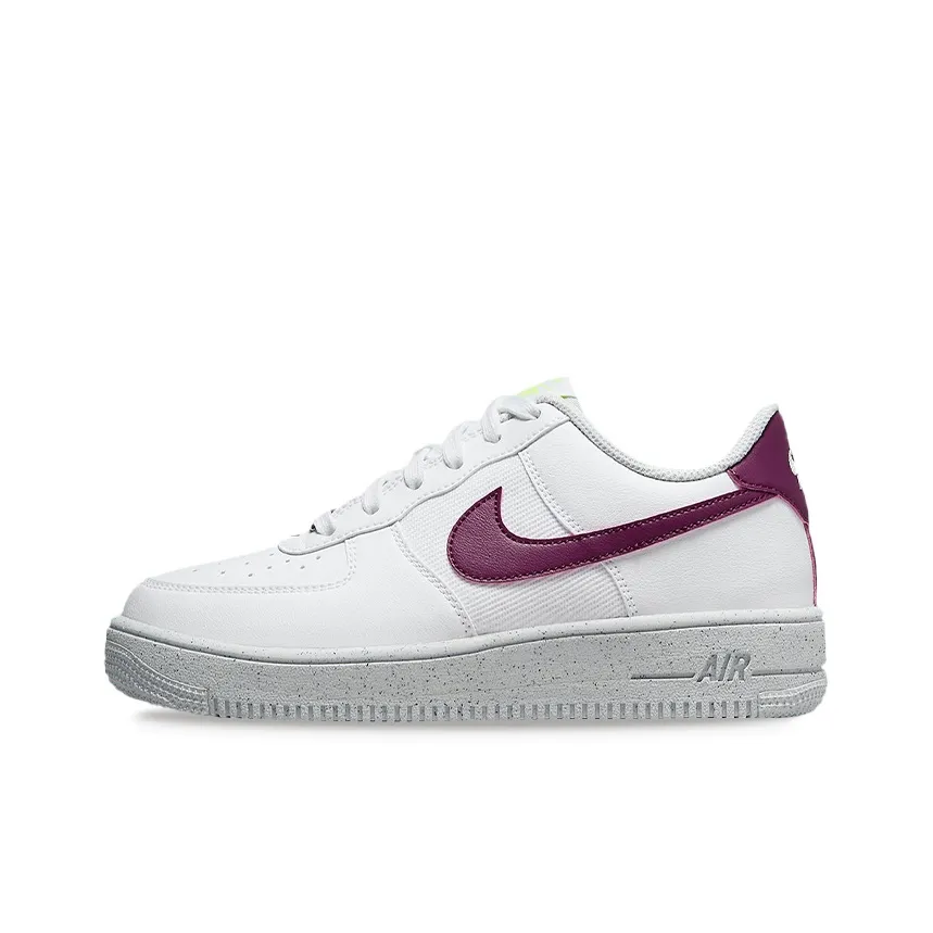 Nike Air Force 1 Low Crater Next Nature White Sangria GS
