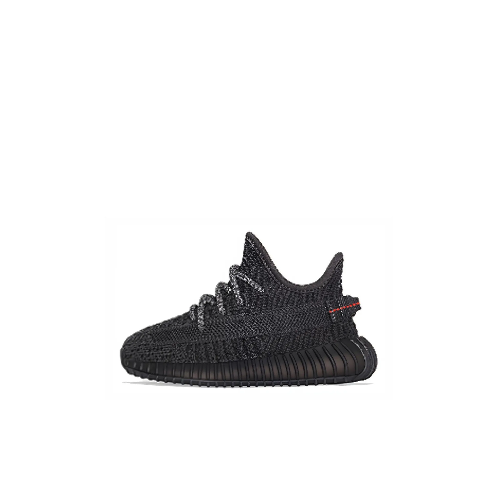 Adidas Originals Yeezy Boost 350 V2 Устойчивая к истиранию Низкая Обувь для малышей Черная Infant и Toddler