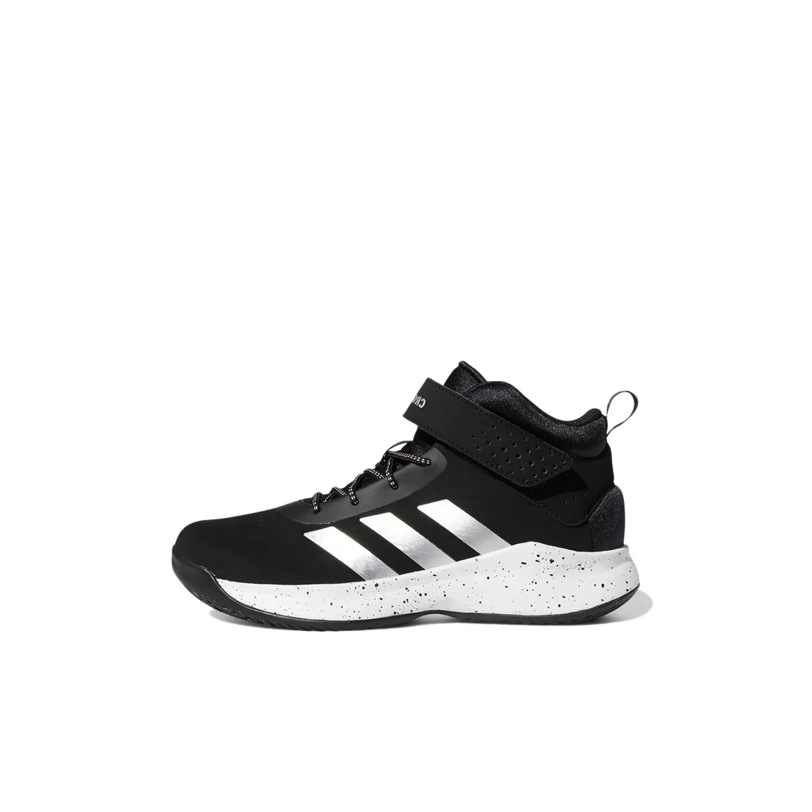 Adidas Cross Em Up 5 Wide Slip On Cushioning Anti-Slip And Wear-Resistant Mid-Top Children's Basketball Shoes Kids'