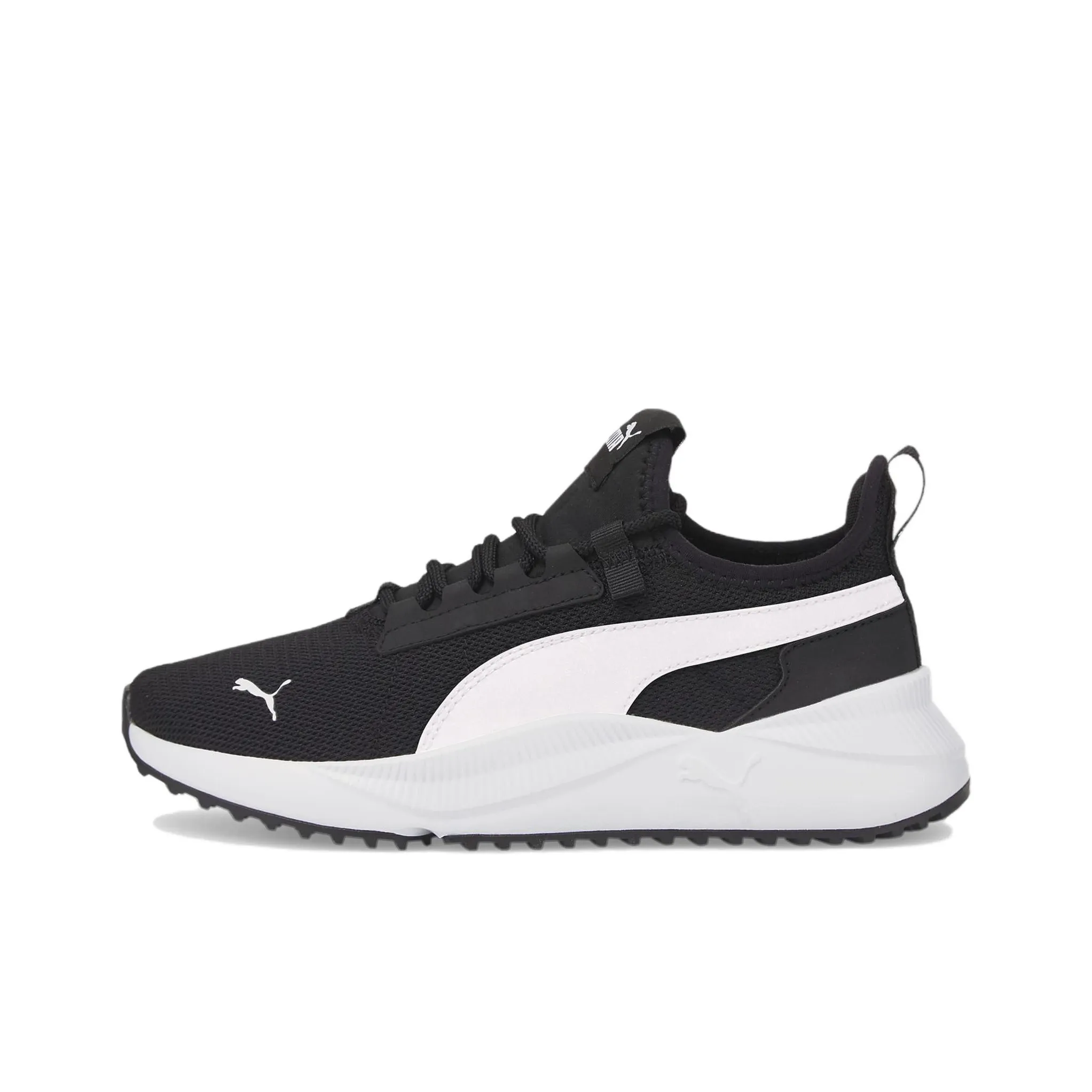 PUMA Pacer Easy Street Амортизация Низкий Топ Детские Беговые Кроссовки Черный Белый Подростки
