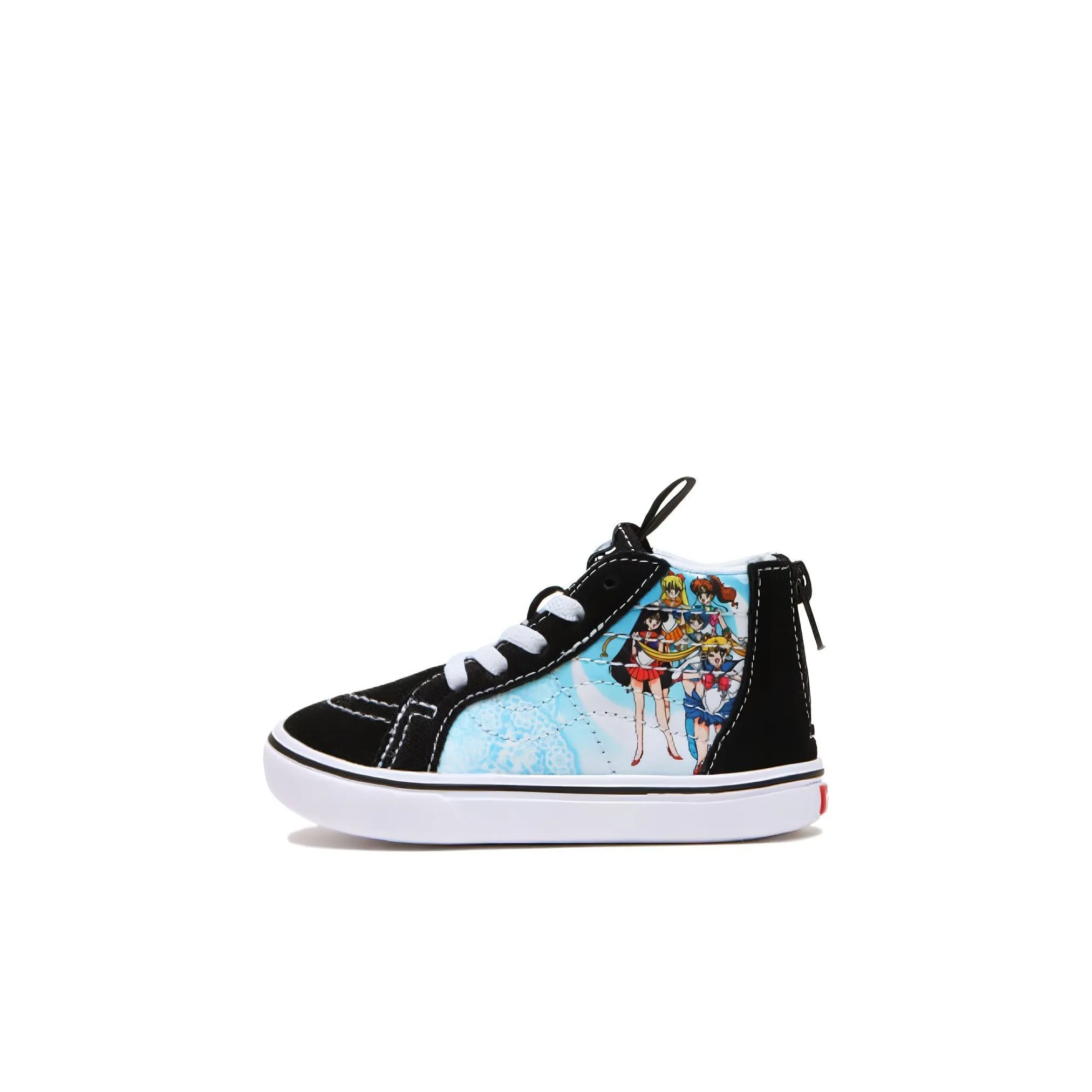 MEISHAONVZHANSHI x Vans Comfycush Sk8 Hi Zip Высокие Топы Обувь для малышей Черный Синий Infant и Toddler