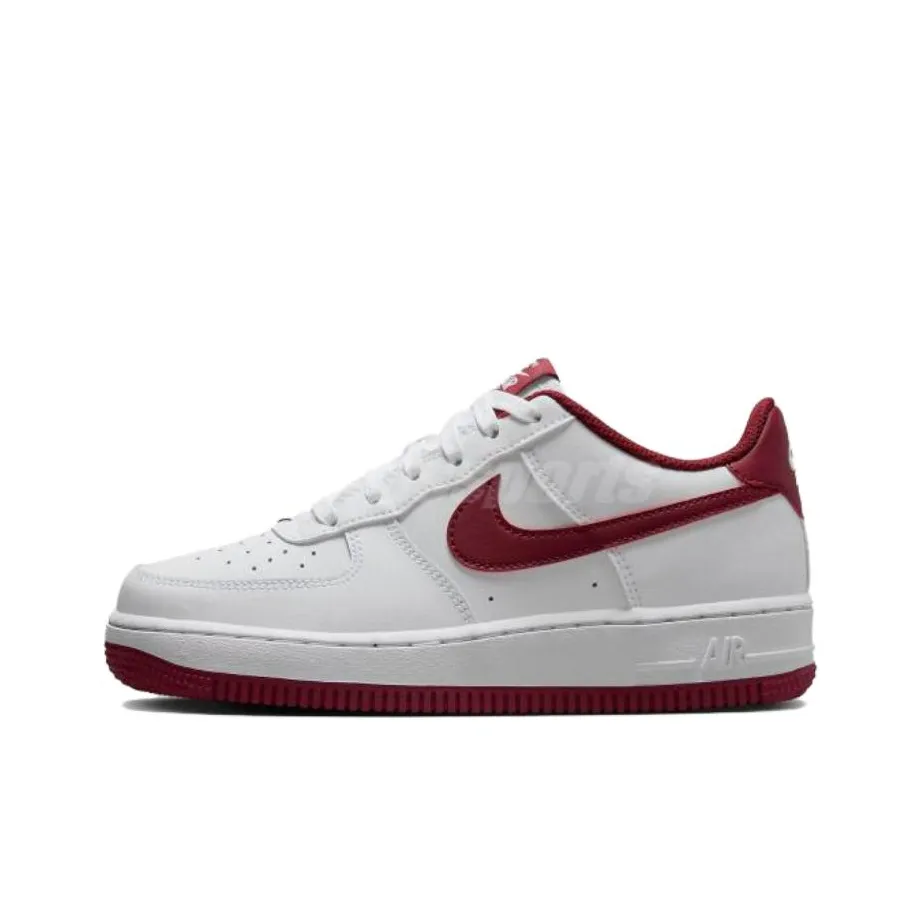 Nike Air Force 1 White Team Red GS