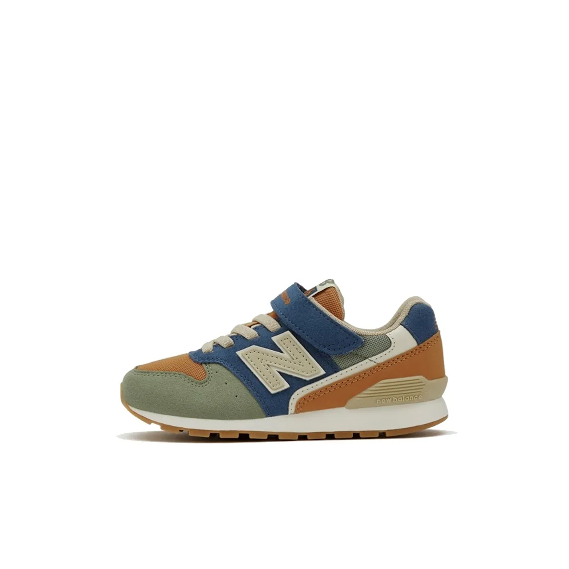 New Balance NB 996 Амортизация Устойчивый к истиранию Дышащий Низкий Верх Детская Беговая Обувь Оранжевый Зеленый Синий Детский