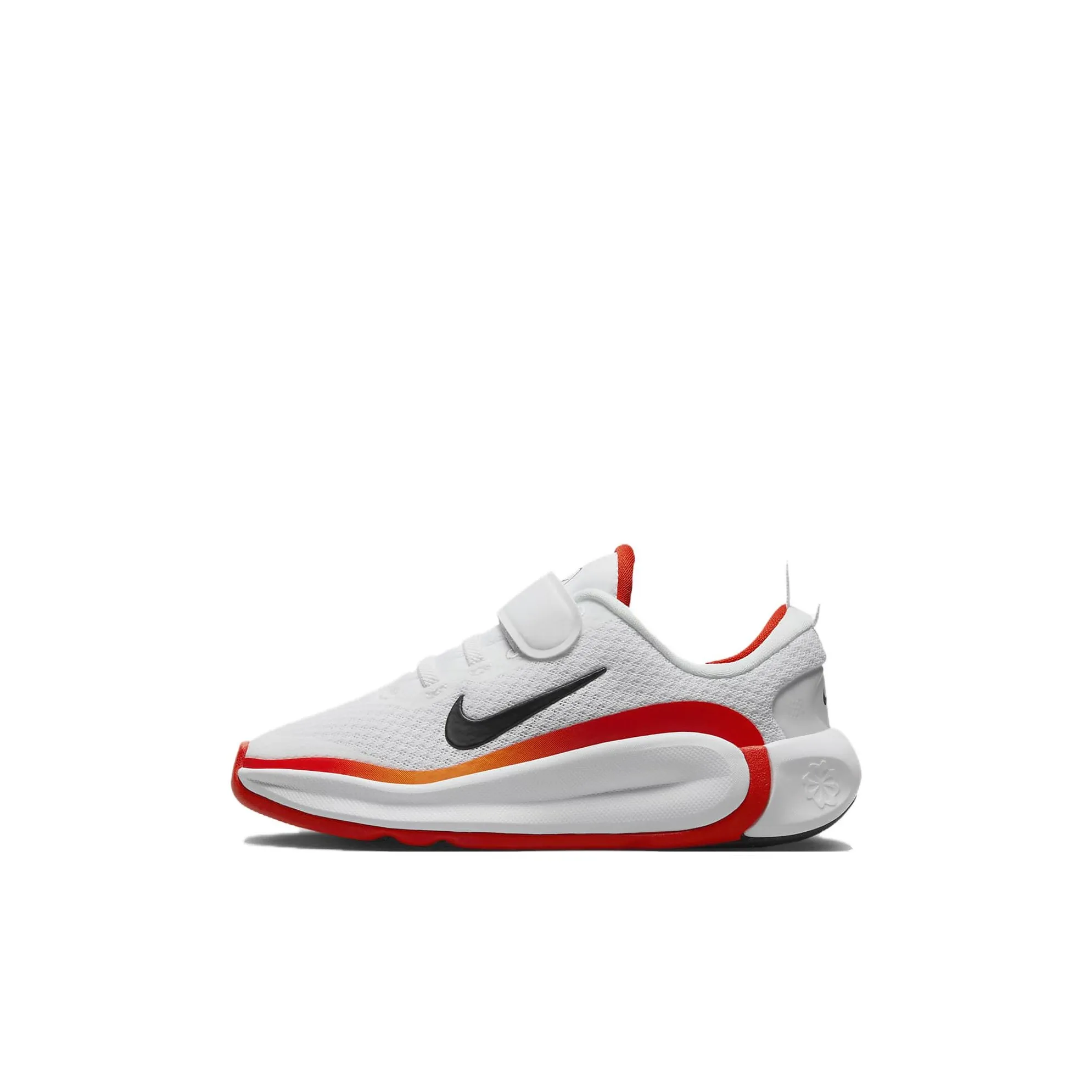 NIKE INFINITY Flow Противоскользящий Anti KICK Низкий Топ Детская беговая обувь Белый Красный Детский