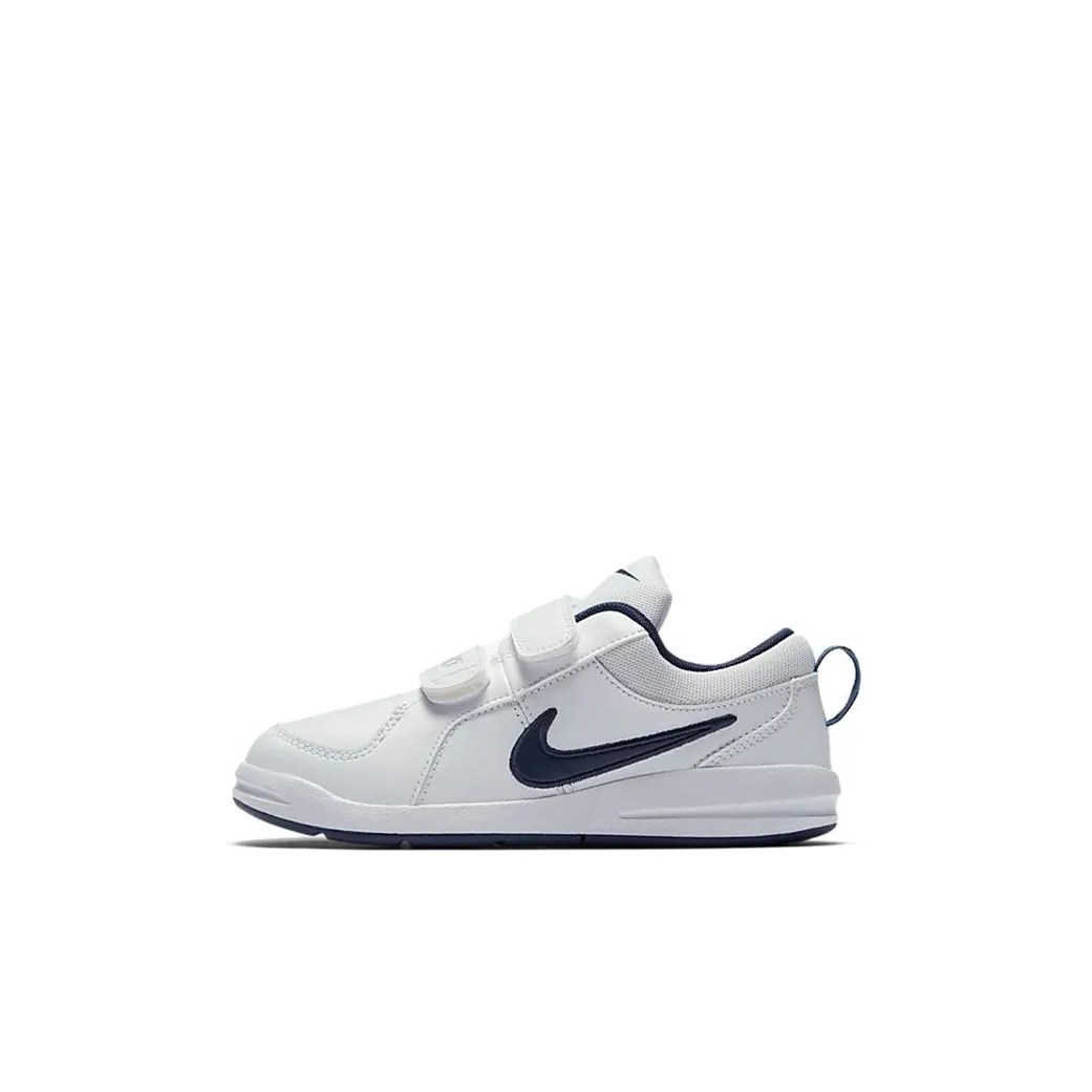 Nike Pico Slip-Resistant Амортизация Устойчивость к износу Дышащий Низкий Топ KIDS Lifestyle Shoes Белый Черный