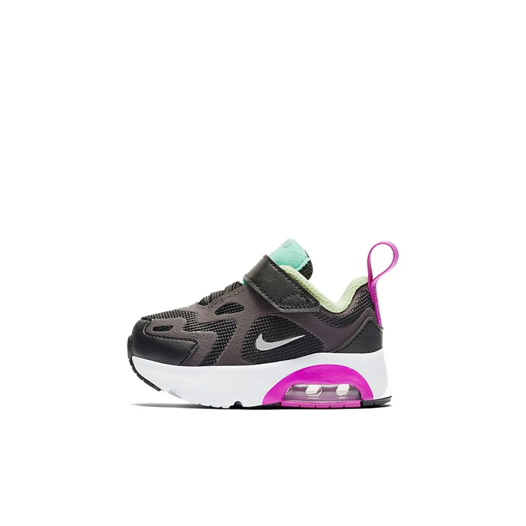 Nike Air Max 200 Low Top Toddler Shoes Gray Purple Infant And Toddler