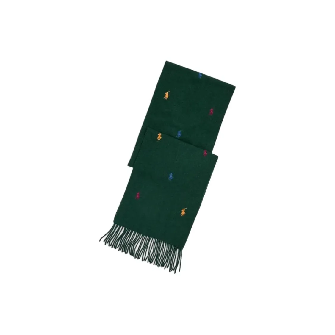 Polo Ralph Lauren Wool Knit Scarves Men's Green