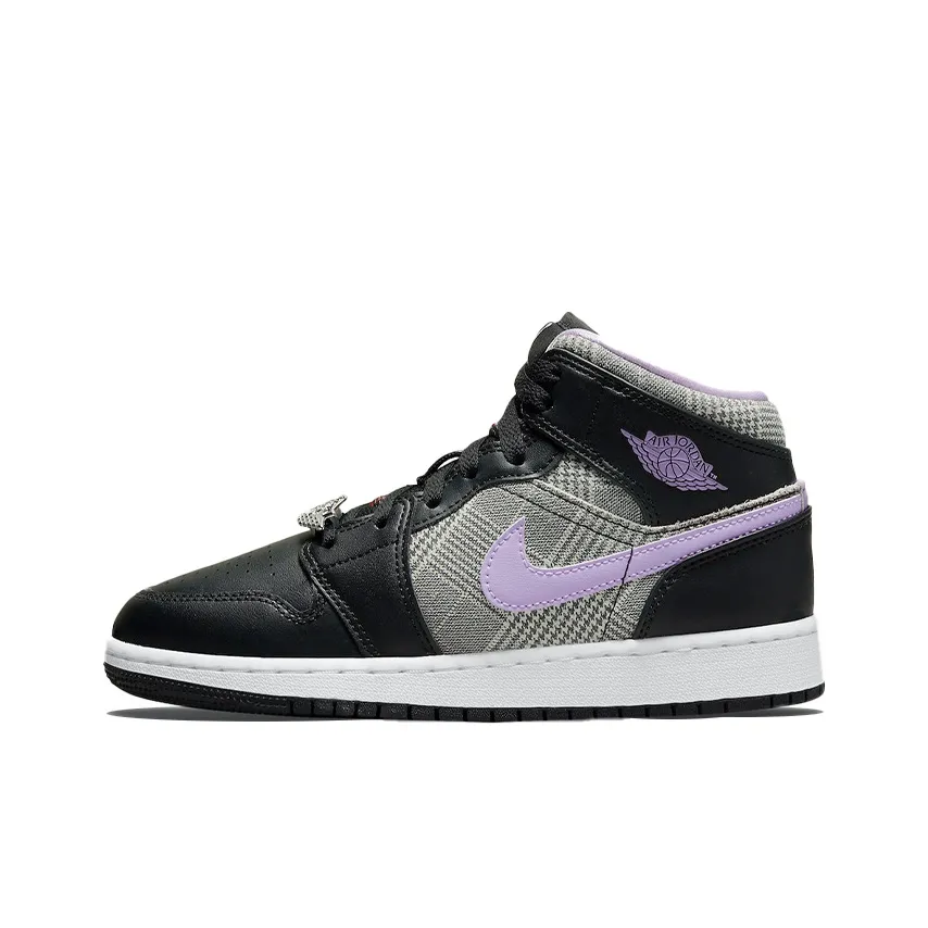 Jordan 1 Mid SE Houndstooth GS