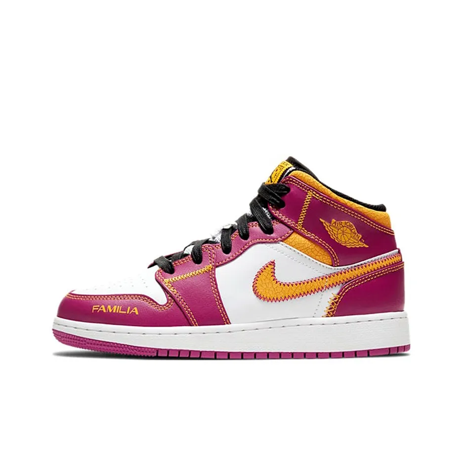 Nike WMNS Air Jordan 1 High OG Fearless Metallic Rose Gold 27.5cm GS