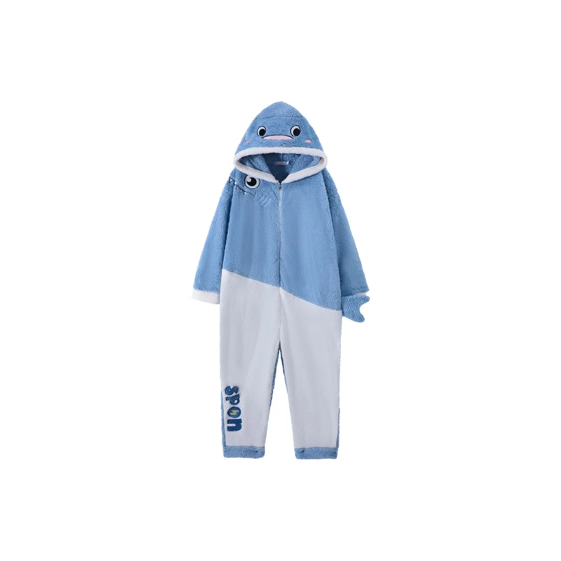 Qiao Ni Tong Домашние комбинезоны Мужской Синий Белый