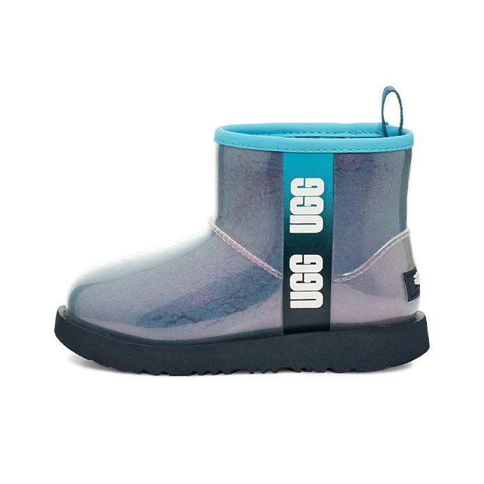 UGG CLASSIC CLEAR MINI Термостойкие Устойчивые к истиранию Зимние ботинки Синие Подростки