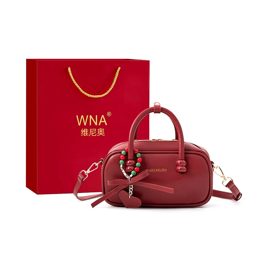 Vigno Сумка из синтетической кожи сумка через плечо обычная женская красная