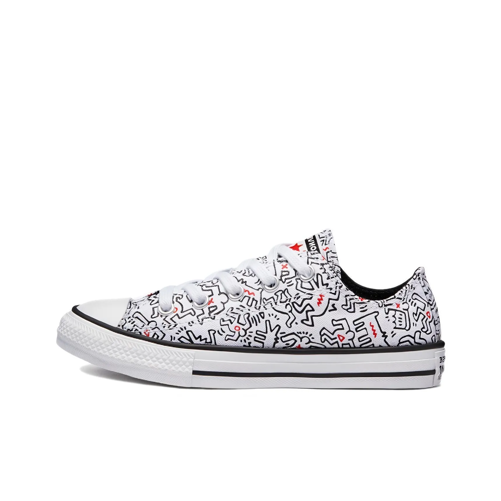 Keith Haring x Converse Chuck Taylor All Star Low Топ KIDS Кеды Белый черный