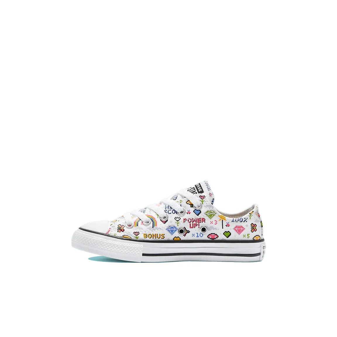Converse Chuck Taylor All Star Abrasion Resistant Low Top Kids' Skateboarding Shoes White Kids'
