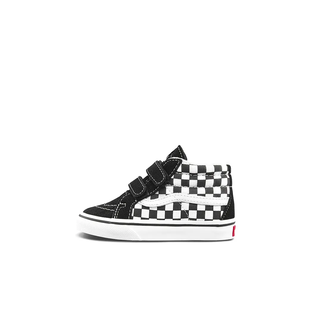 Vans SK8 Reissue V MID Топ Обувь для малышей Черный белый Infant And Toddler