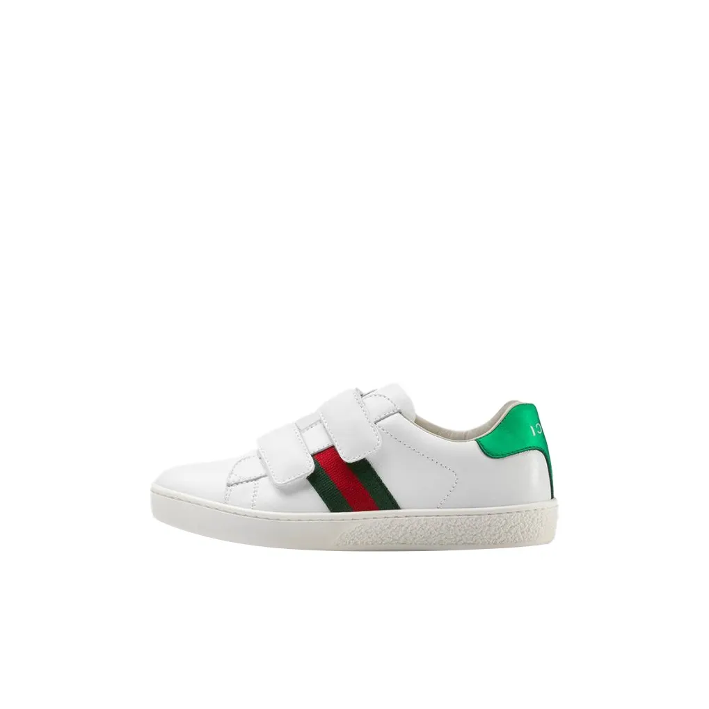 GUCCI Ace Детские Скейтбординги Низкие Топы Для Детей Дошкольного Возраста